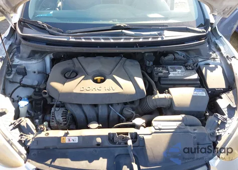 2013 Hyundai Elantra Limited из США, поврежденный, VIN KMHDH4AEXDU494812